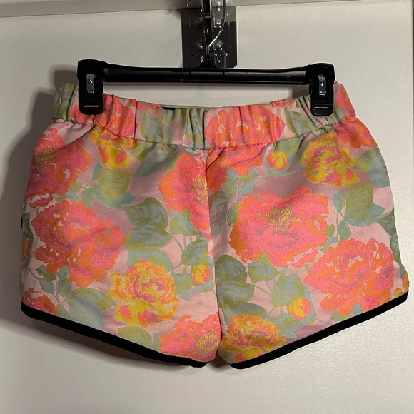 Wilfred Aritzia Palais Neon Floral Jacquard Shorts 4 - Picture 2 of 7